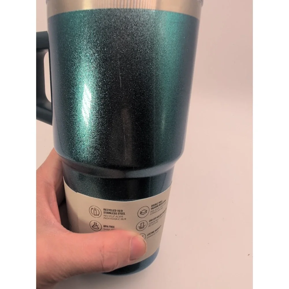new Stanley cup The Quencher ProTour Flip Straw Tumbler 20 oz ponderosa shimmer - Picture 8 of 9